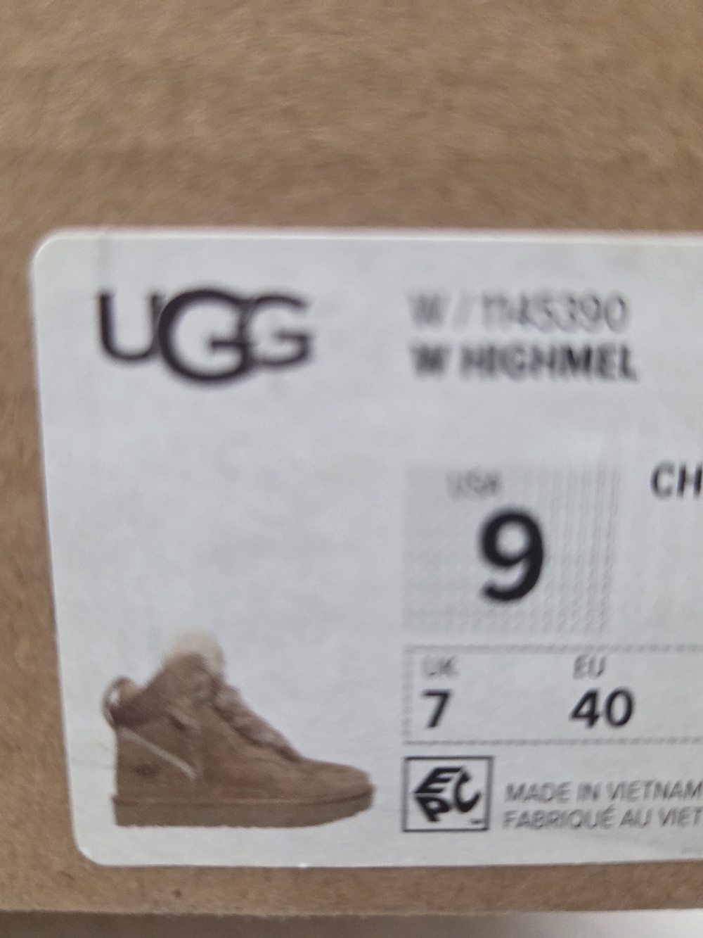 UGG Highmel Chestnut Suede Sneaker - Chestnut